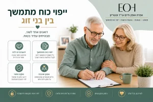 יפוי כוח מתמשך בין בני זוג, המאפשר להסדיר מראש קבלת החלטות עתידיות תוך שמירה על רצונות בני הזוג